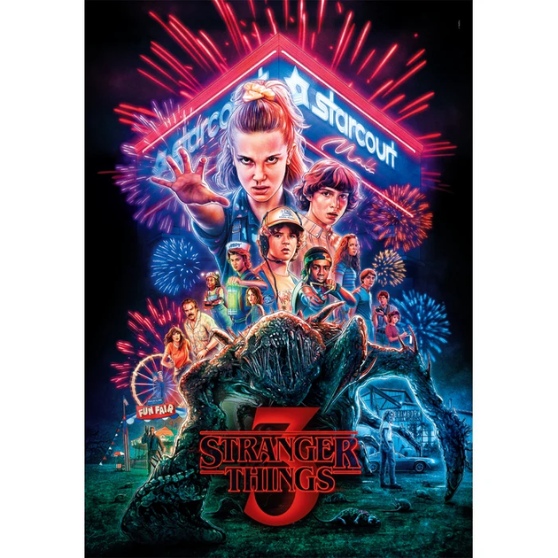 Пазл Stranger Things (Удивительные чудеса) – 1000 шт Clementoni 39979 - изображение 2