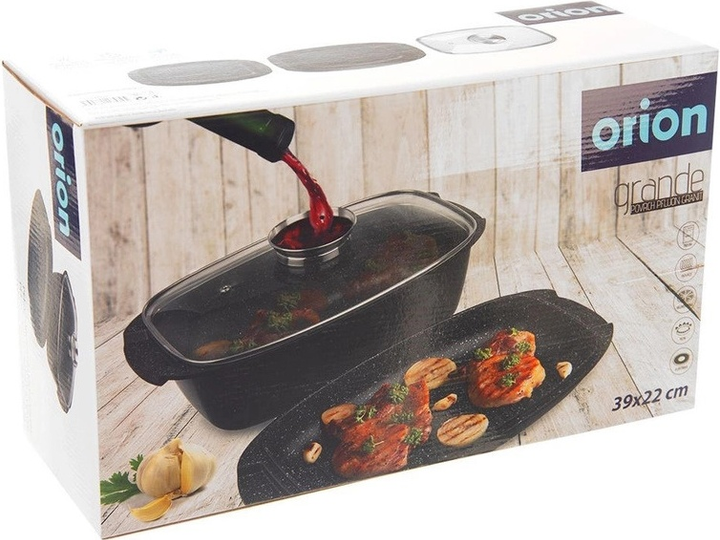 Форма для запікання Orion Grande 3 в 1 з кришкою 39 x 22 x 15 см (8592381175825) - зображення 7