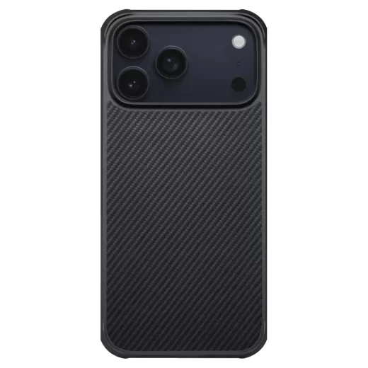 Карбоновый противоударный чехол Pitaka ProGuard Case Black/Grey Twill для iPhone 17 Pro Max (KI1701MGPM) - изображение 2
