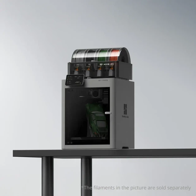 3D-принтер Bambu Lab P2S Combo многоцветный с AI-контролем и активной сушкой AMS Серый - изображение 9