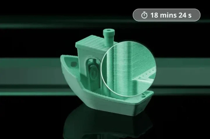 3D-принтер Bambu Lab P1S Combo с AMS скоростная многоцветная FDM-печать Черный - изображение 8