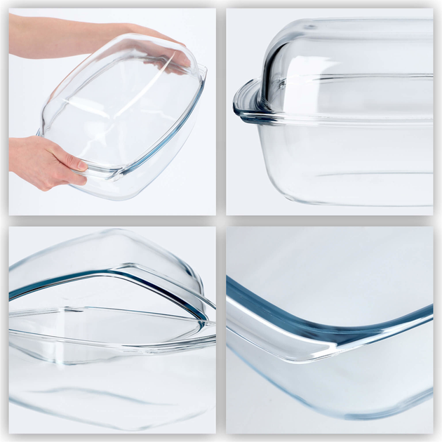 Forma do pieczenia Kadax Backe prostokątna z pokrywą 7 l (5903699415528) - obraz 3