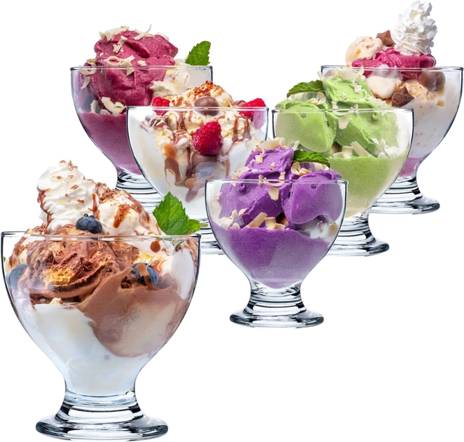 Набір стаканчиків для морозива Kadax 6x450 мл (5903699405840) - зображення 3