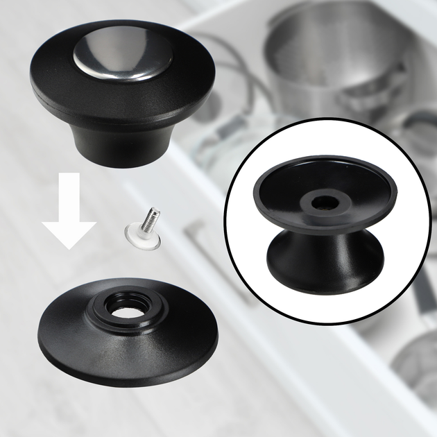 Zestaw pokrywek Kadax Barletta szklanych 16 cm + 18 cm + 20 cm (5903699477304) - obraz 2