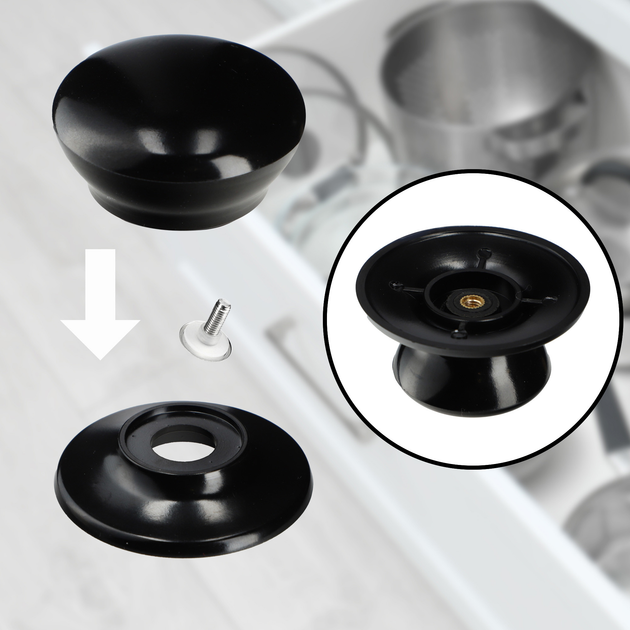 Zestaw pokrywek Kadax Caserta szklanych 20 cm + 24 cm + 28 cm (5903699477373) - obraz 2