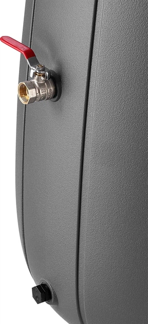 Zbiornik na deszczówkę z łapaczem Kadax Roddi 200L Antracytowy - obraz 2