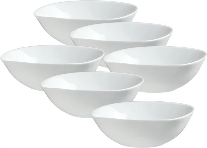 Набір салатниць Kadax квадратних білих 6x16.5 см (5903699477991) - зображення 1