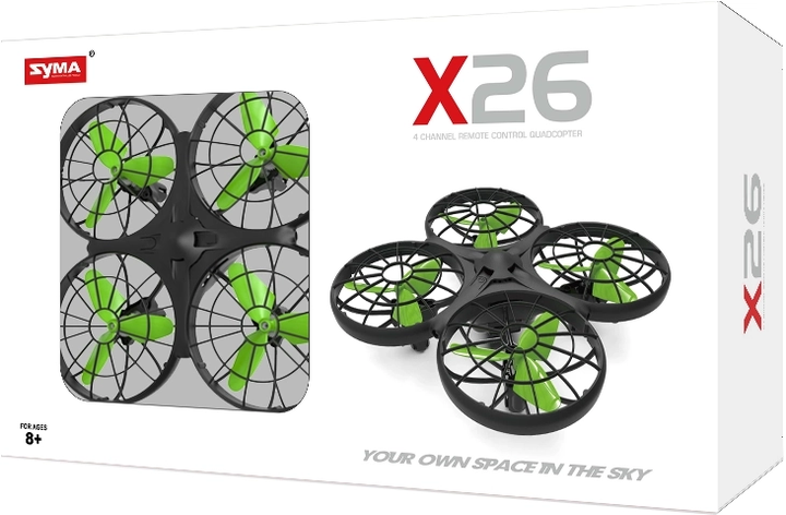 Дрон Syma X26 Чорно-зелений (5903039714298) - зображення 6