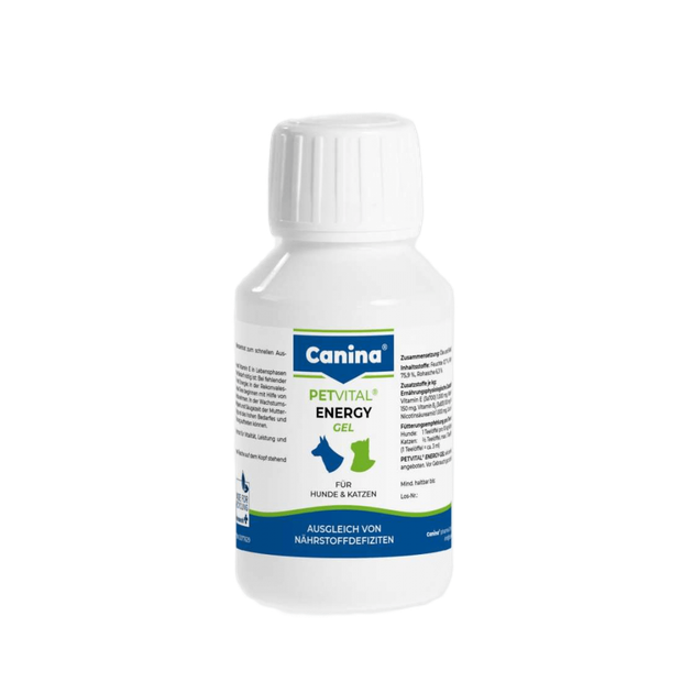 Вітамінний комплекс Canina PetVital Energy-Gel для собак для швидкого відновлення 100 мл - Фото 2 Вітамінний комплекс Canina PetVital Energy-Gel для собак для швидкого відновлення 100 мл - зображення 2