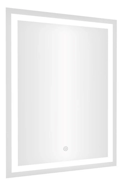 Настінне дзеркало ModernHome від Multistore для ванної кімнати LED 50 x 70 см із сенсорним вимикачем 3 кольори (VKM-ECO-4) - зображення 1