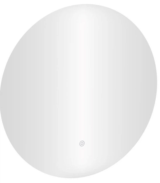 Настінне дзеркало ModernHome від Multistore кругле для ванної кімнати LED 80 см із сенсорним вимикачем 3 кольори (VKM-ECO-3-80) - зображення 2