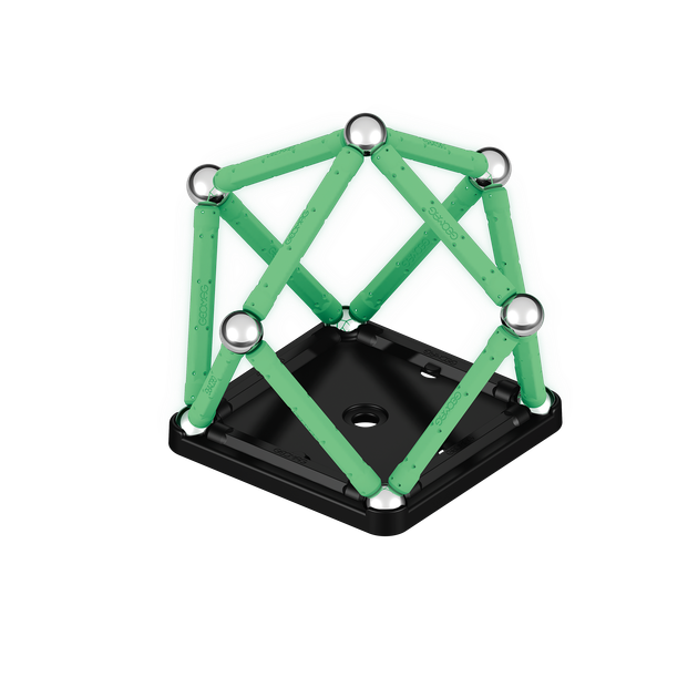Магнитный конструктор Geomag Glow 25 деталей - Фото 3 Магнитный конструктор Geomag Glow 25 деталей - изображение 3