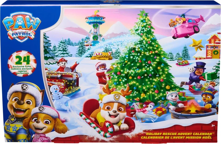 Адвент-календар Spin Master 6073664 Paw Patrol 2025 (0681147076327) - зображення 1