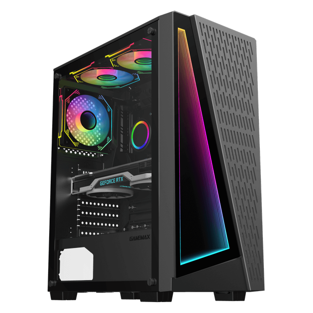Корпус Full-Tower без БЖ GameMax Dragon Knight 2 (ATX/mATX/Mini-ITX/E-ATX (305*272мм), FAN controll) - Фото 1 Корпус Full-Tower без БЖ GameMax Dragon Knight 2 (ATX/mATX/Mini-ITX/E-ATX (305*272мм), FAN controll) - изображение 1
