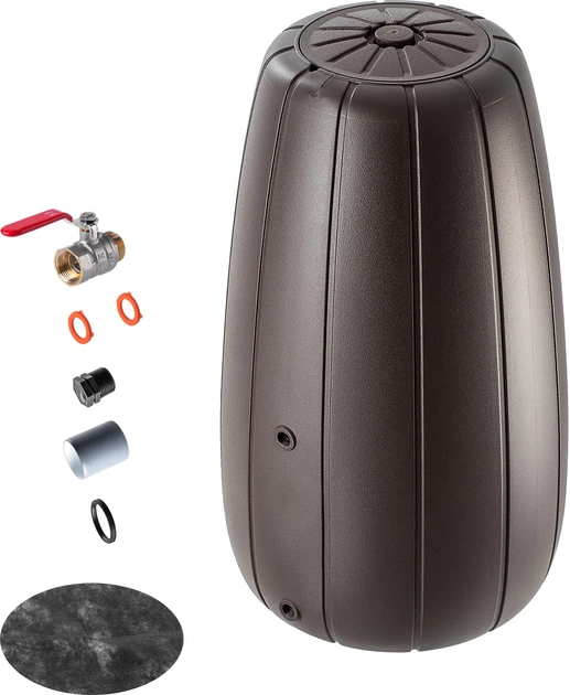 Zbiornik na deszczówkę Kadax Roddi 200L Mokka - obraz 1