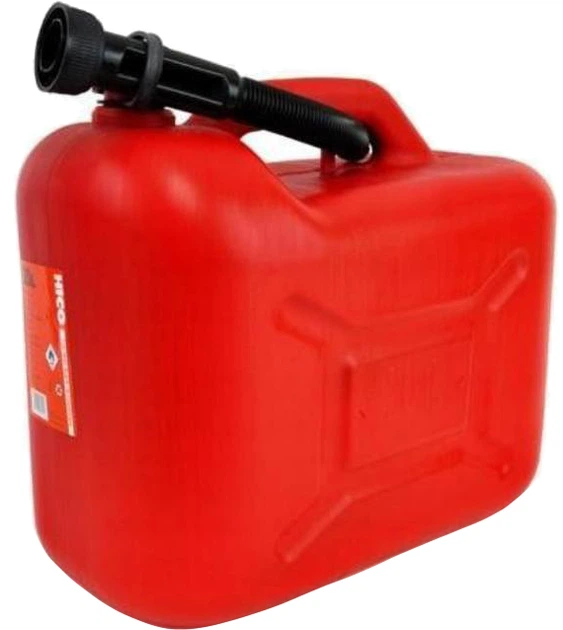 Kanister plastikowy HiCo z lejkiem 20 l Czerwony (KAN003) - obraz 1