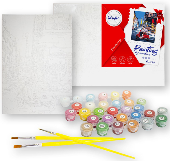 Obraz po numerach Ideyka Matka i dziecko Gustav Klimt 40x50 cm (KHO4848) - obraz 2