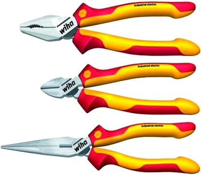 Zestaw narzędzi szczypcowych Wiha 38637 Industrial electric 3 szt. (38637_WH) - obraz 1