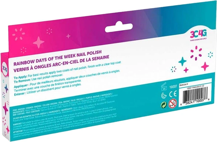 Набір лаків для нігтів Make It Real Кольоровий тиждень 7 шт (MR10007) - зображення 2