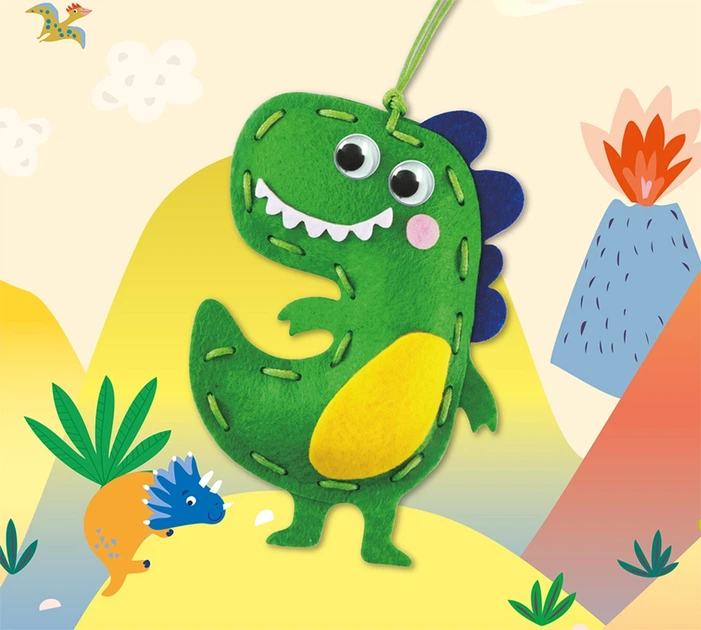 Zestaw kreatywny Avenir Pudełko prezentowe Dinozaur 13 elementów (CH221773) - obraz 8