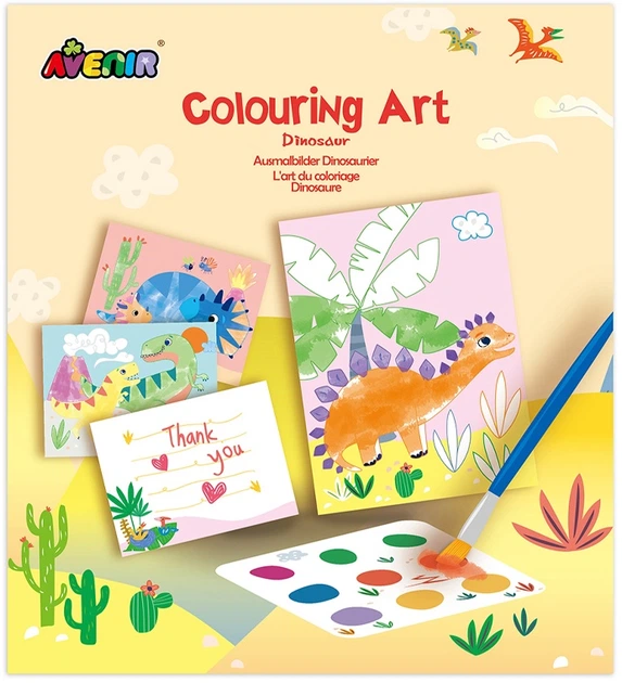 Zestaw kreatywny Avenir Pudełko prezentowe Dinozaur 13 elementów (CH221773) - obraz 9