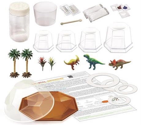 Zestaw do hodowli kryształów 4M Dinozaury (4893156039262) - obraz 2