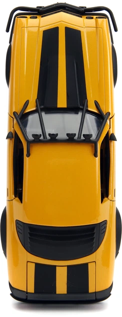 Metalowy samochód Jada Transformers Bumblebee Chevrolet Camaro (1977) z figurką logo 1:24 (4006333084430) - obraz 12