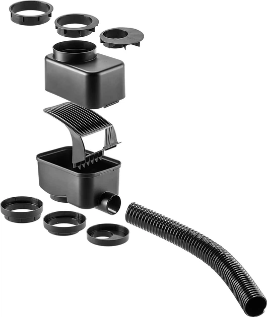 Zbiornik na deszczówkę z łapaczem Kadax Signa 125L Mokka - obraz 9