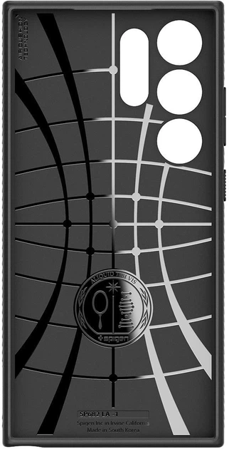 Etui Spigen Liquid Air na Samsung Galaxy S24 Ultra Black (8809971221726) (955555910630324) - Outlet - obraz 9