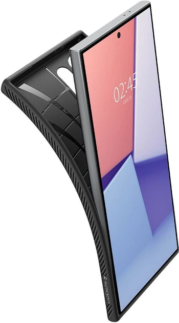 Etui Spigen Liquid Air na Samsung Galaxy S24 Ultra Black (8809971221726) (955555910630324) - Outlet - obraz 10