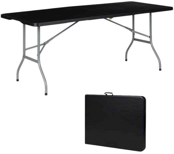 Стіл складаний ModernHome by Multistore (HTF153 BLACK) (955555910324431) - Уцінка - зображення 1