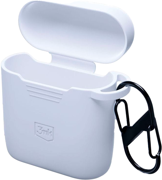 Etui 3MK Silicon do AirPods 2 White (5903108542296) - obraz 3