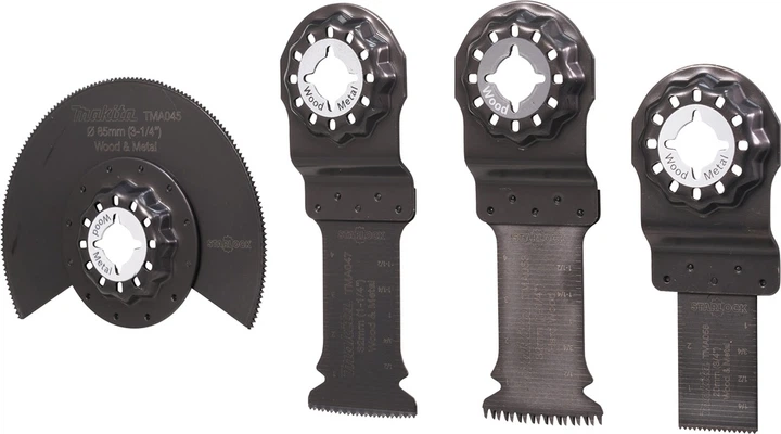 Набір полотен Makita для багатофункціональних інструментів 4 шт. (B-67480) - зображення 2