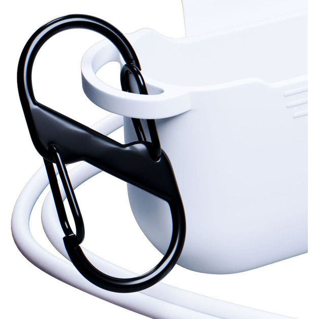 Etui 3MK Silicon do AirPods Pro White (5903108542319) - obraz 3