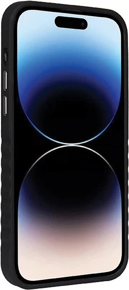 Панель Audi Genuine Leather MagSafe для Apple iPhone 14 Pro Max Black-Red (AU-TPUPCMIP14PM-R8/D3-RD) - зображення 5