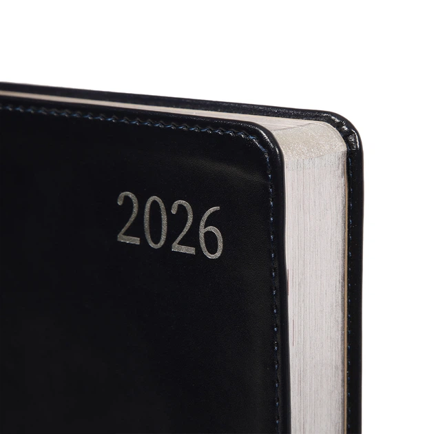Щоденник датований 2026 Leo Planner ф. А5 "Aldento", інтегральний, темно-синій, 368 сторінок - изображение 2