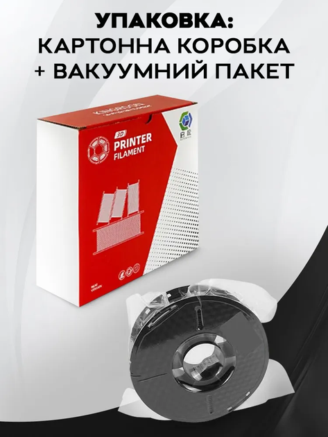 Філамент (пластик для 3D принтера) Kingroon PETG (CoPET) 1,75 мм 1 кг Сірий - зображення 12