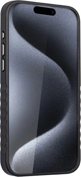 Панель Audi Genuine Leather MagSafe для Apple iPhone 15 Pro Max Black-Red (AU-TPUPCMIP15PM-R8/D3-RD) - зображення 5