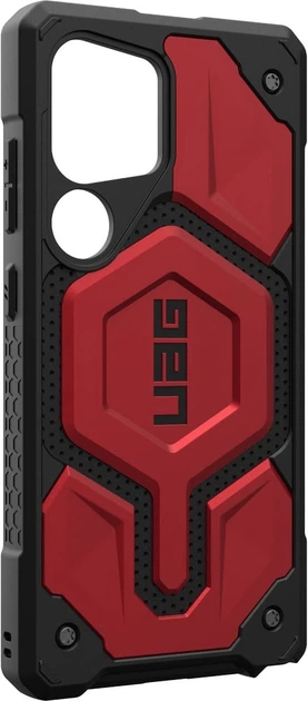 Панель UAG Monarch Pro Magsafe для Samsung Galaxy S25 Ultra 5G Black/Red (AW82-0E3) - зображення 1