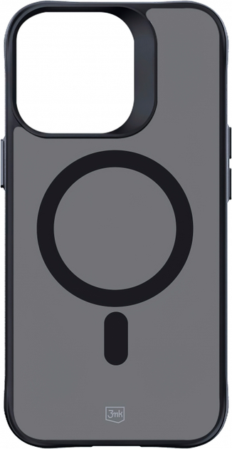 Etui plecki 3MK Smoke Mag do Apple iPhone 15 Pro Max Black (5903108563635) - obraz 1