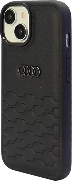 Etui Audi GT Synthetic Leather do Apple iPhone 15 Plus/14 Plus Black (AU-TPUPCIP15M-GT/D2-BK) - obraz 2