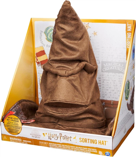 Интерактивная Распределяющая Шляпа Гарри Поттер Звук Interactive Sorting Hat Harry Potterr Spin Master 6061830 - Фото 2 Интерактивная Распределяющая Шляпа Гарри Поттер Звук Interactive Sorting Hat Harry Potterr Spin Master 6061830 - изображение 2