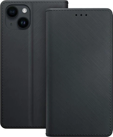 Etui z klapką 3MK Wallet do Apple iPhone 13/14 Black (5903108564786) - obraz 1
