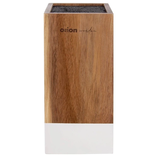 Блок для ножів Orion WHITELINE дерев’яний 11 × 10.5 × 23 см (8592381165178) - зображення 2