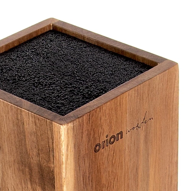 Блок для ножів Orion WHITELINE дерев’яний 11 × 10.5 × 23 см (8592381165178) - зображення 3