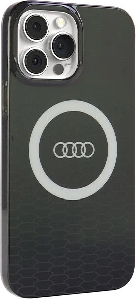 Etui Audi IML Big Logo MagSafe do Apple iPhone 13 Pro Max Black (AU-IMLMIP13PM-Q5/D2-BK) - obraz 3