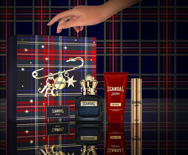 Zestaw prezentowy męski Jean Paul Gaultier Scandal Intense Woda perfumowana 100 ml + Woda perfumowana 10 ml + Żel pod prysznic 75 ml (8435415113243) - obraz 4