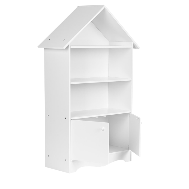 Стелаж-шафа EcoToys будиночок для дитячих іграшок, бібліотека (5903769976959) - зображення 2