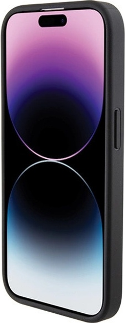 Панель BMW Quilted Tricolor для Apple iPhone 15 Pro Black (BMHCP15L22PVTK) - зображення 5