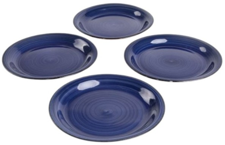 Набір тарілок Homla Oblan обідніх синіх 4 шт (5906496706646) - зображення 1